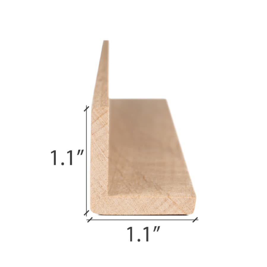 ProSaunas Alder 2X2 VA Outside Corner Trim sauna wood