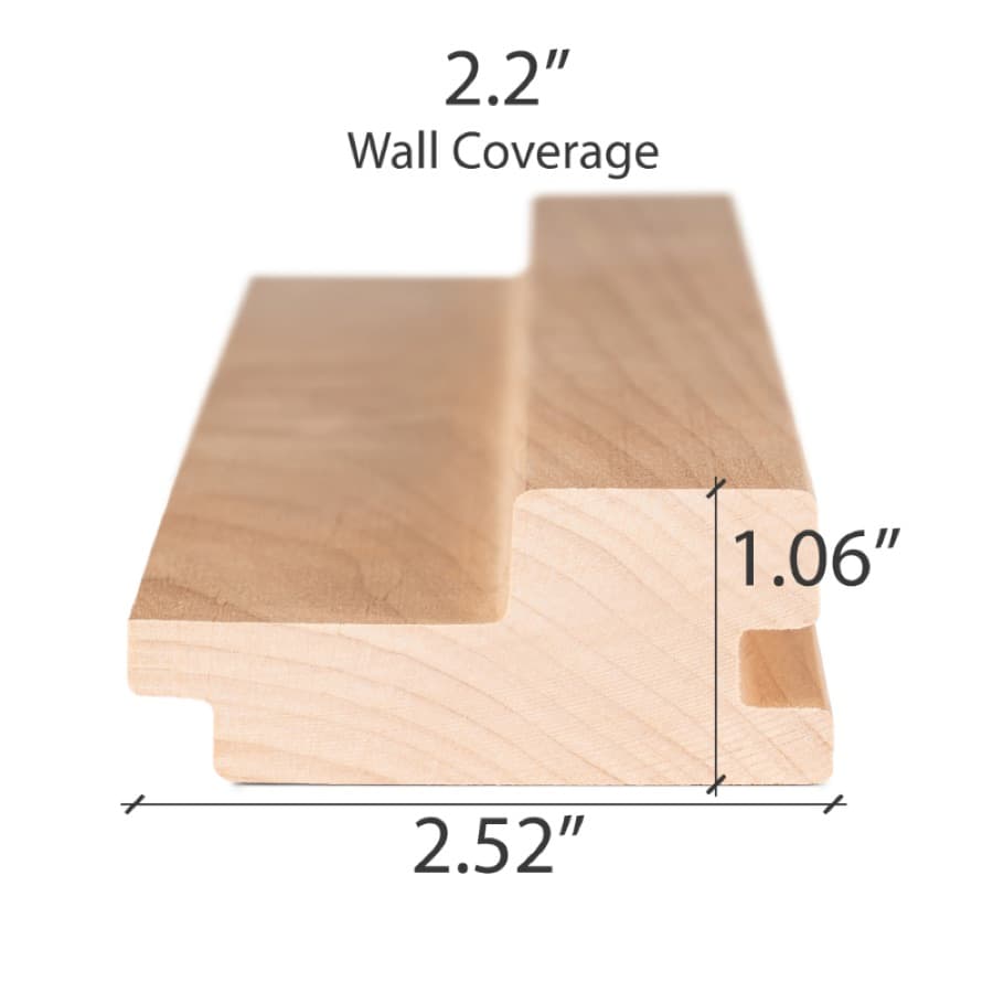 ProSaunas Alder Grace™ 2X3 T&G Wall Cladding sauna wood