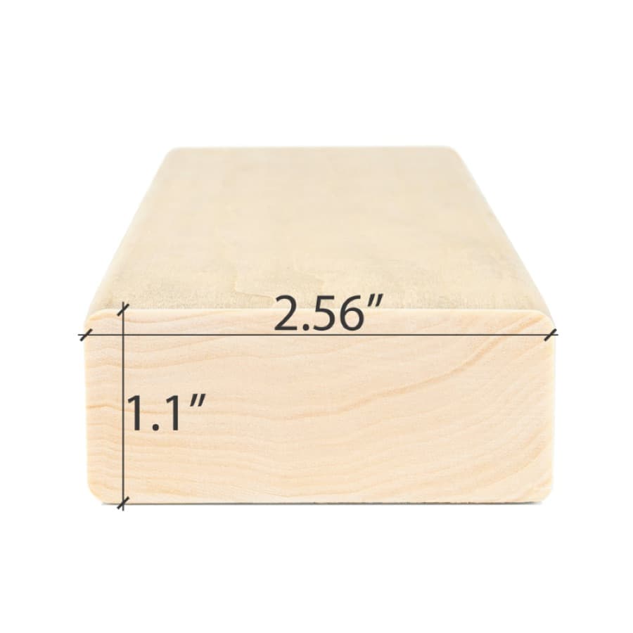 ProSaunas Aspen 2X3 S4SEE SHP Bench, Backrest & Skirting sauna wood