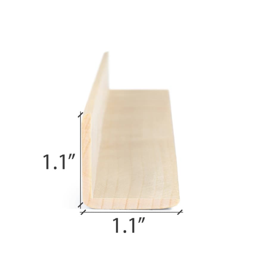 ProSaunas Aspen 2X2 VA Outside Corner Trim sauna wood