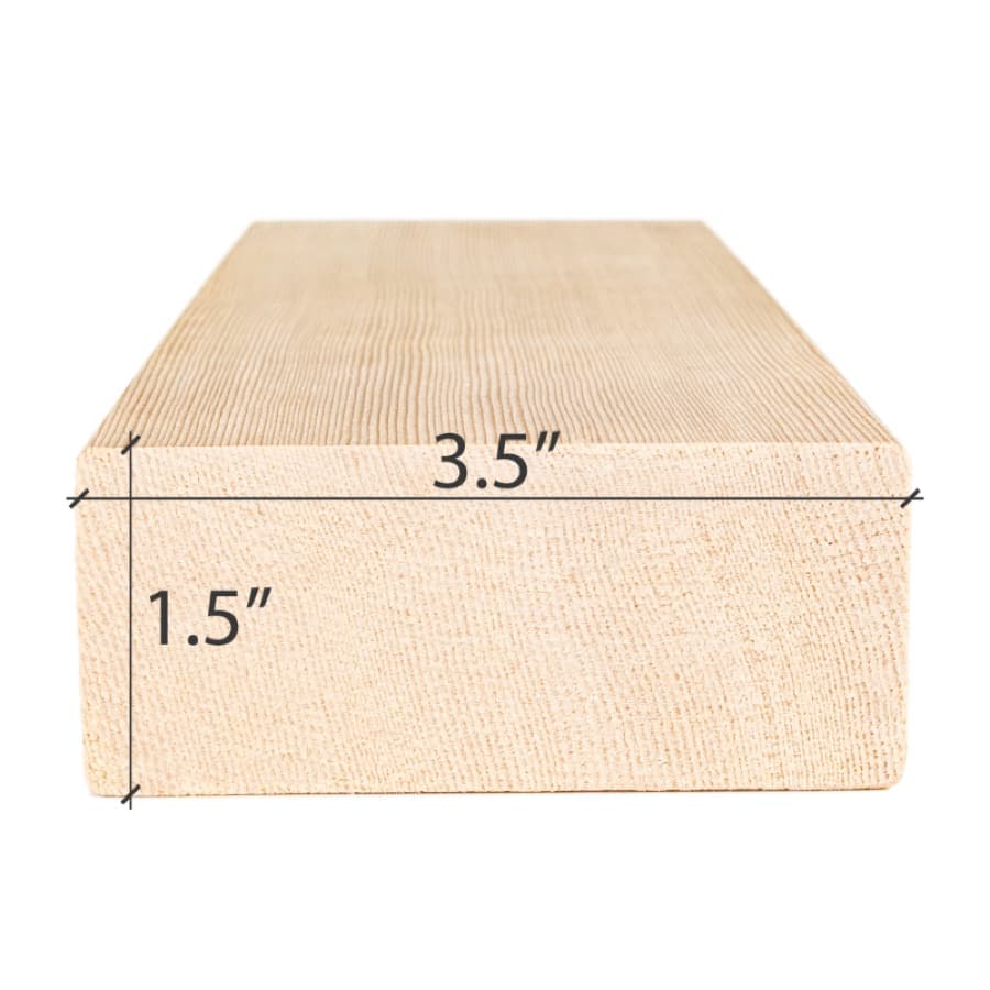 ProSaunas Hemlock 2X4 VG S4SEE Bench, Backrest & Skirting sauna wood