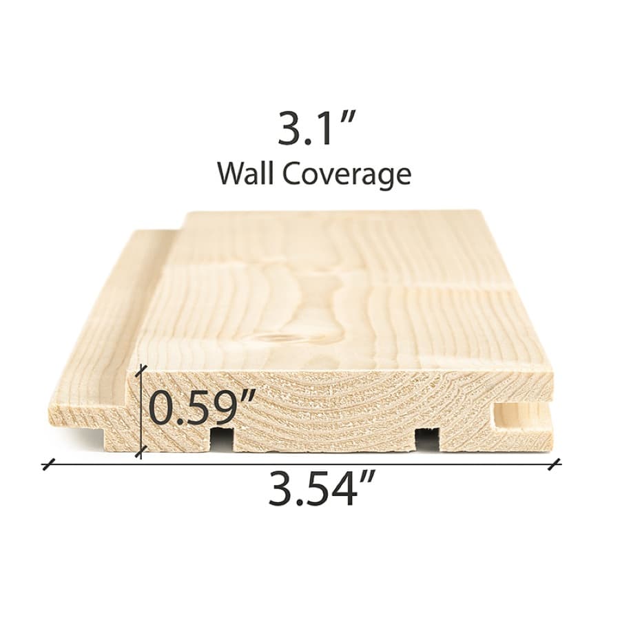 ProSaunas Spruce 1X4 T&G STS4 Wall Cladding sauna wood