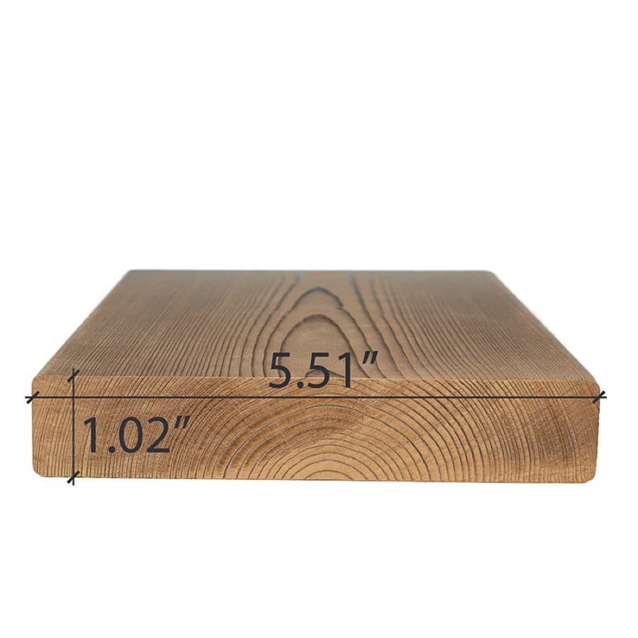 ProSaunas Thermo-Spruce 2X6 S4SEE SHP Bench, Backrest & Skirting sauna wood