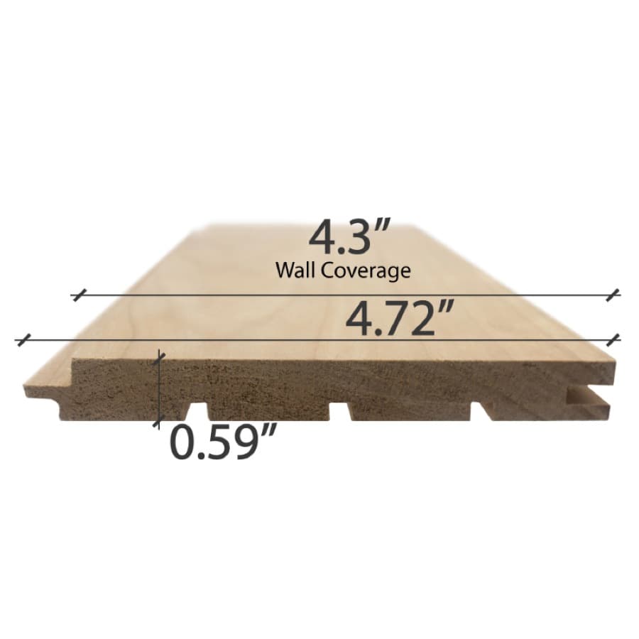 ProSaunas Thermo-Aspen 1X5 T&G STS4 Wall Cladding sauna wood