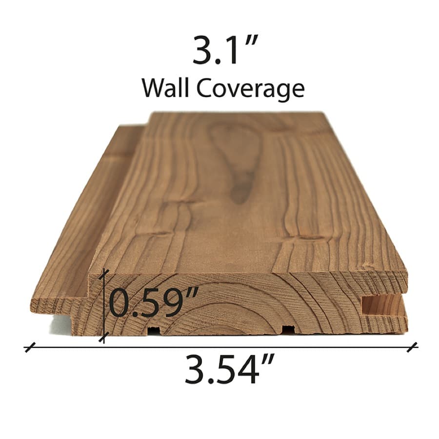 ProSaunas Thermo-Spruce 1X4 T&G STS4 Wall Cladding sauna wood