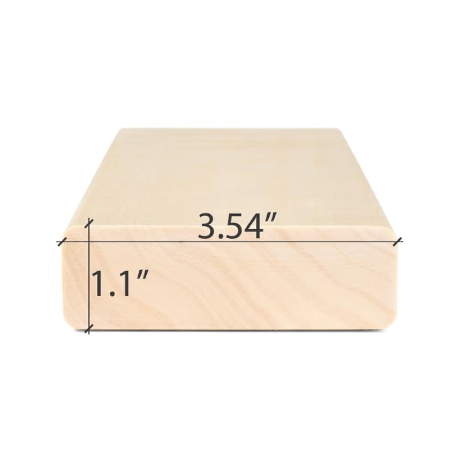 ProSaunas Aspen 2X4 S4SEE SHP Bench, Backrest & Skirting sauna wood