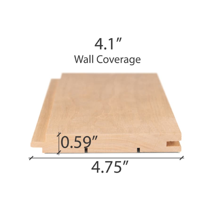 ProSaunas Alder 1X5 T&G STS4 Wall Cladding sauna wood